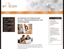 Tablet Screenshot of el-con.ch